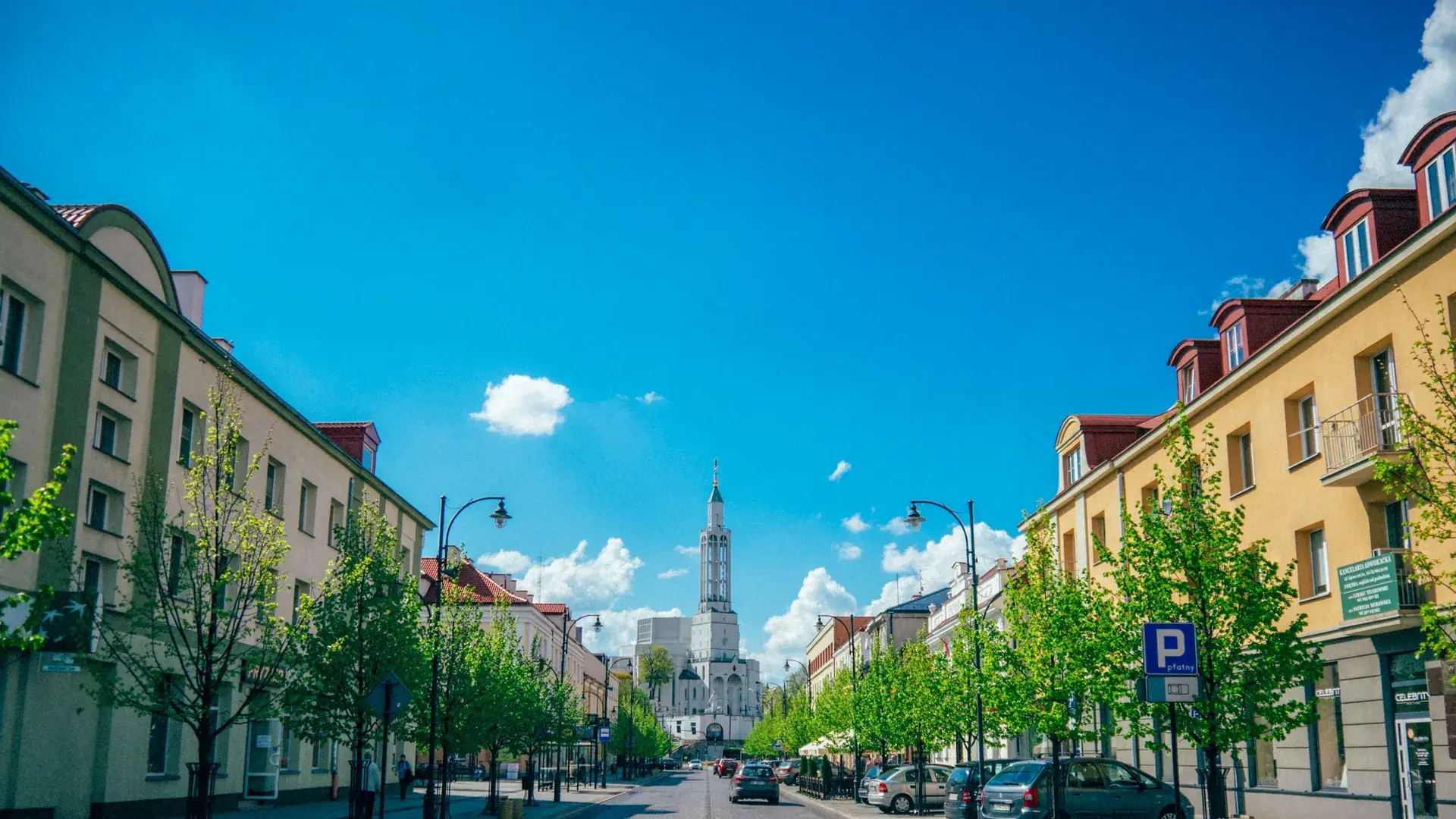 Centrum Białegostoku w słoneczny dzień – agencja eventowa Białystok