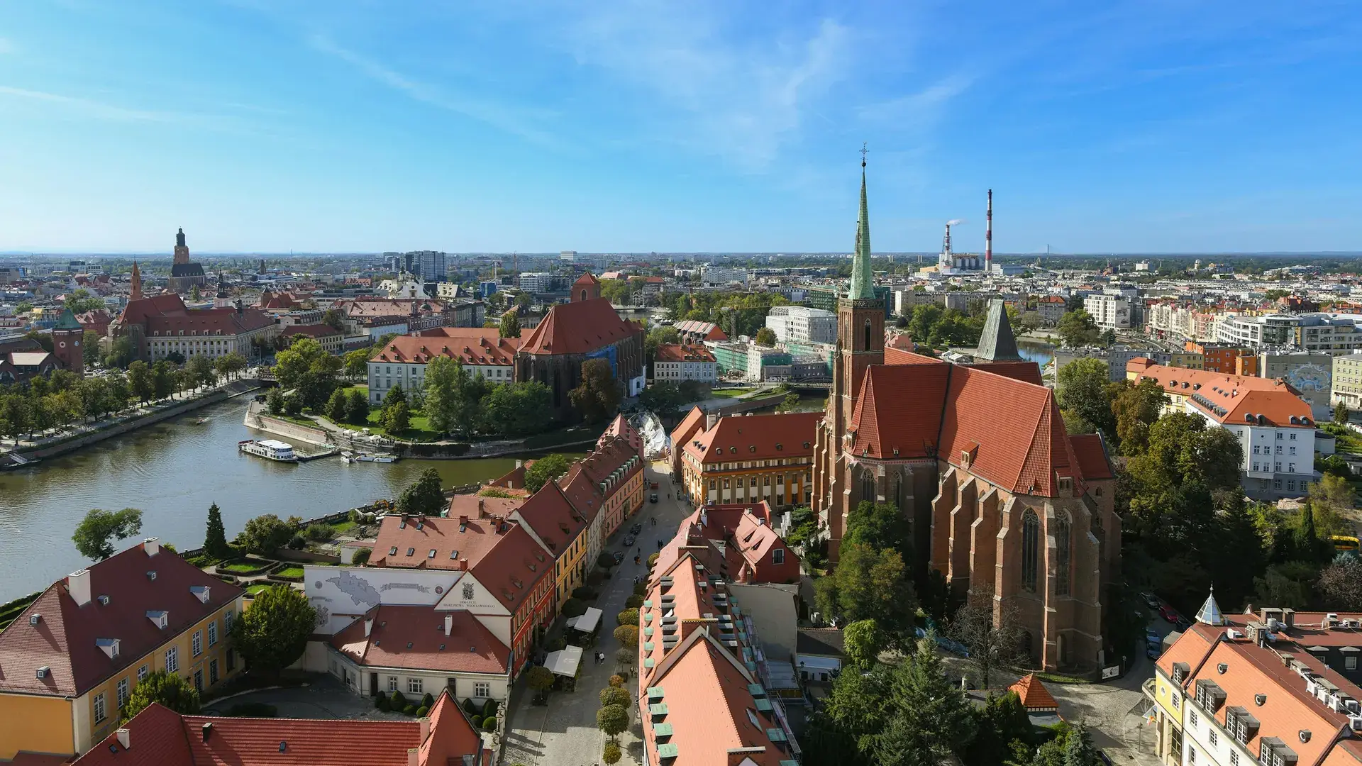 Panorama Wrocławia nad Odrą – agencja eventowa Wrocław